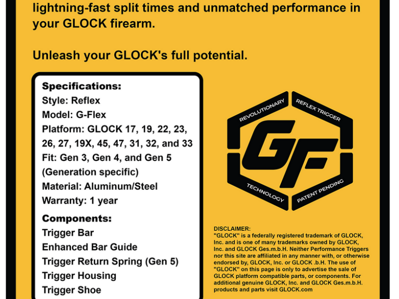 G-Flex Reflex (Binary) Glock Trigger